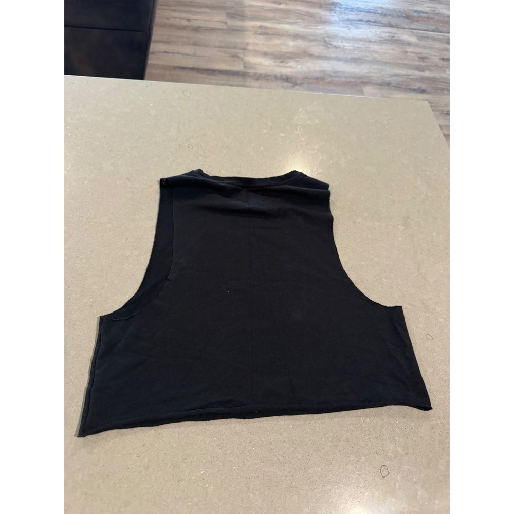 OFFLINE by Aerie‎ Black Muscle Tank Crop Top S P CH - Picture 4 of 4